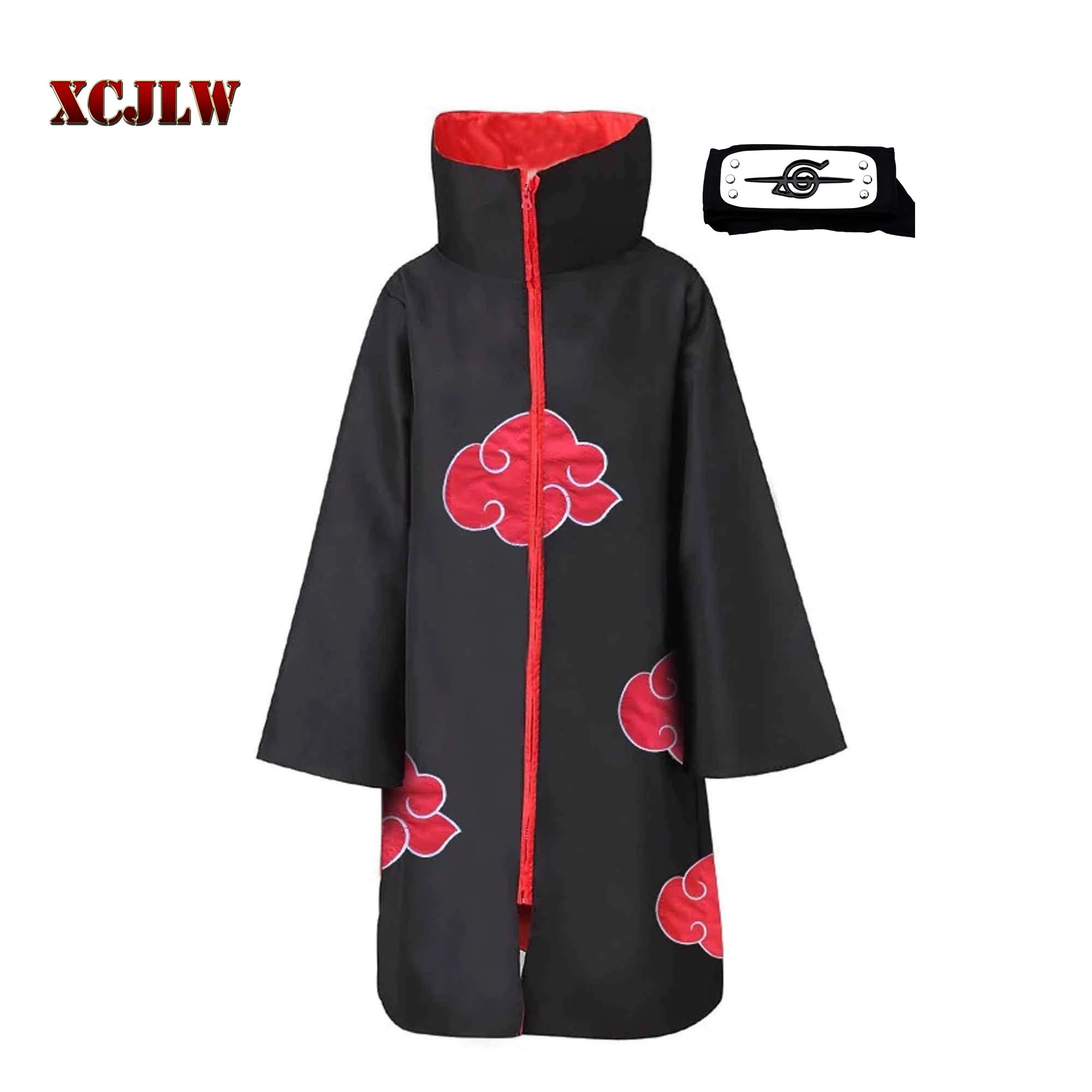 XCJLW унисекс аниме длинный халат Хэллоуин Косплей Костюм Униформа из с повязкой на