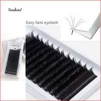 seashine easy fanning fast fan blooming eyelash extensions back to school automatic flowering volume eyelash for beauty salon