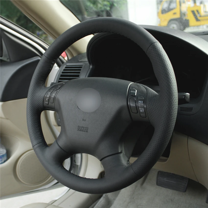 MEWANT черный Чехлы рулевого колеса автомобиля из искусственной кожи для Honda Accord 7 2003