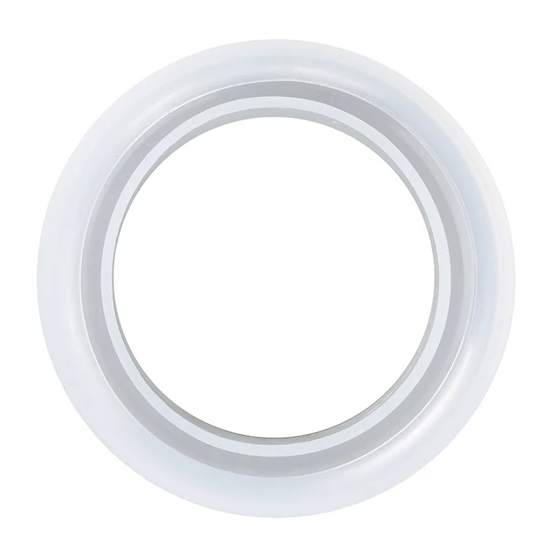 Прозрачная силиконовая форма для приглашений в виде высушенных цветов круглого