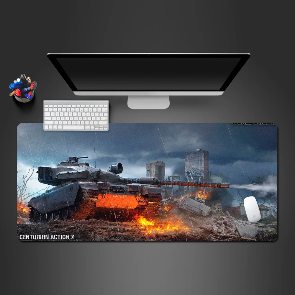 

Hot World Of Tanks Mouse Pad Lock Side Game Mouse Pad Player Mousepad Computer Mouse Pad Laptop Rubber Mat Professional Game Pad