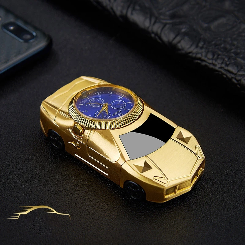 Необычные зажигалки в форме автомобиля газовые Бутановая струйная фонарь