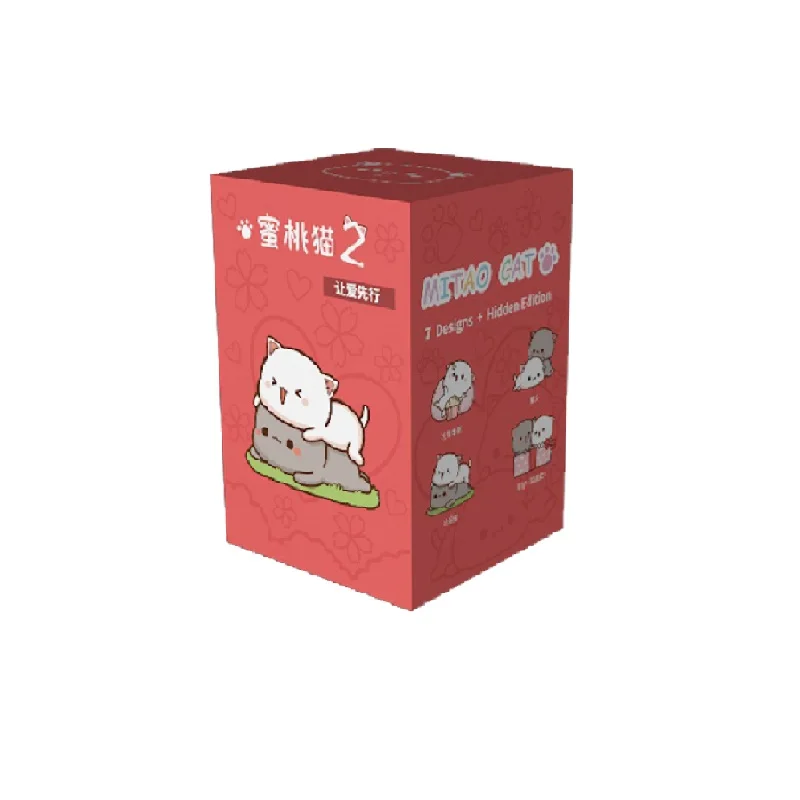 

2021 NEW Cartoon Mitao Second Generation Cat Lucky Cat Cheap Cute Blind Cat Sweet Box Cute Animal Doll Toys Gift For Children