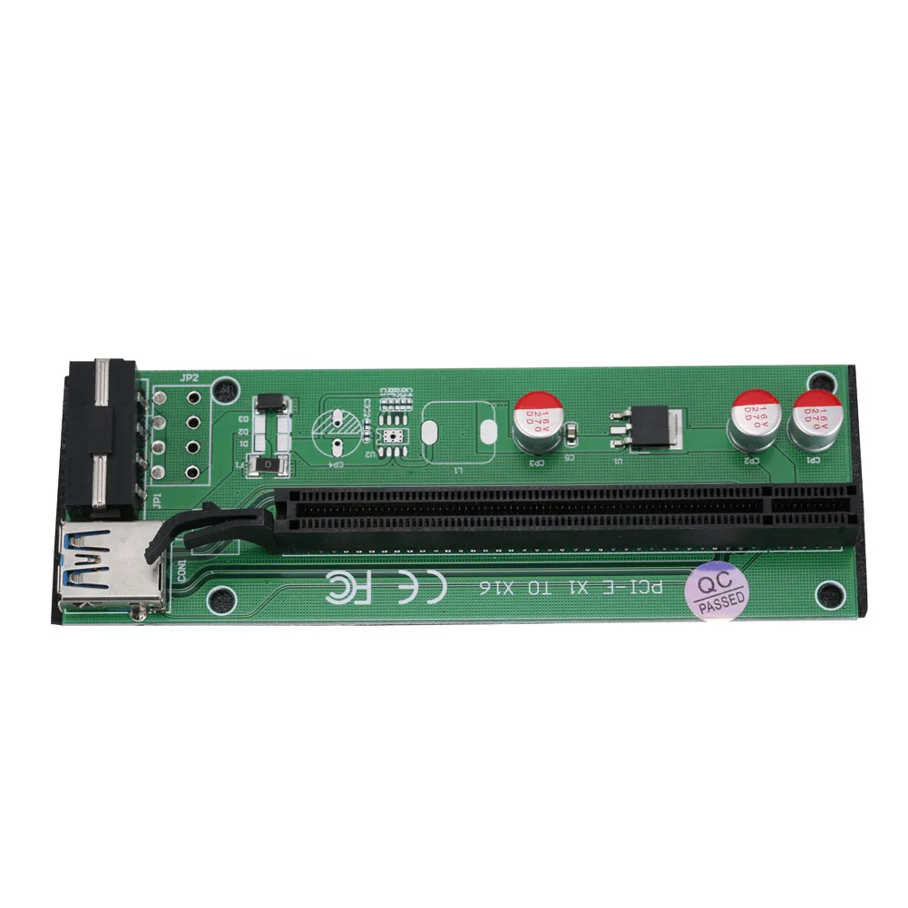 60 см PCI Express E 1X к 16X адаптер для переходных карт PCIE удлинитель + кабель USB 3 0 SATA 4Pin IDE