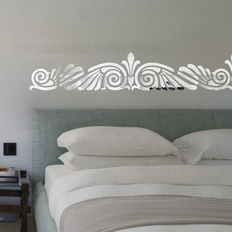 Зеркальный стикер на стену s украшение комнаты домашний Роскошный Ретро