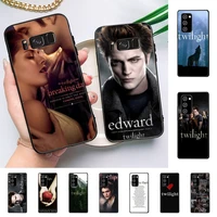 yinuoda tv twilight isabella edward cullen phone case for samsung note 5 7 8 9 10 20 pro plus lite ultra a21 12 72