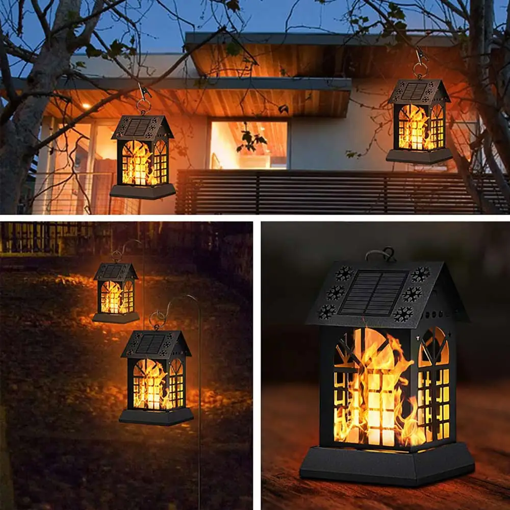 

Konesky 2PCS 99 LED Solar Flame Light Waterproof Outdoor Ground Landscape Decoration Lamp For Courtyard Garden Park Christmas