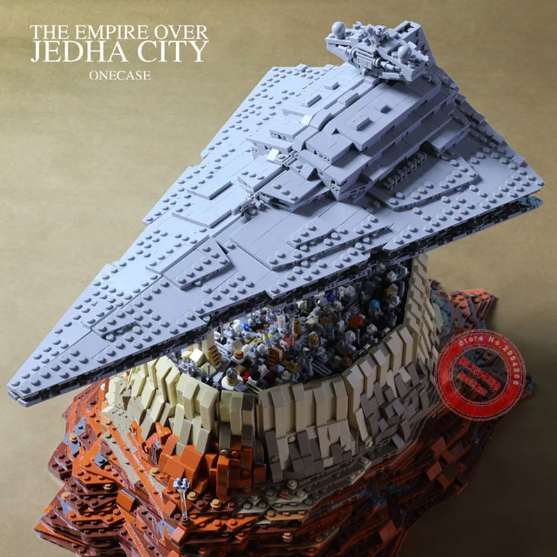 MOC первый заказ Звездный Разрушитель Звездные войны Империя над Jedha подходит 18916