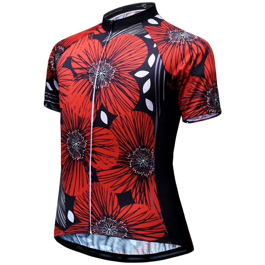 

Women's Cycling Jersey Summer MTB Bike Jersey Short Sleeve Bicycle Shirt Pro Team Cycling Clothing Maillot Camisa Ciclismo