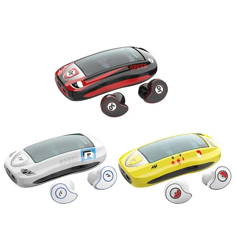 TWS Bluetooth V5.0 наушники в ухо Беспроводная гарнитура водонепроницаемые спортивные 6D