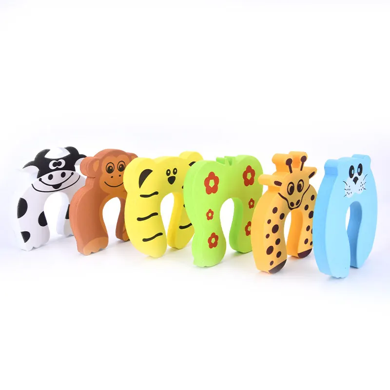 5pcs/lot Protection Baby Safety Cute Animal Door Stopper Card Lock Newborn Care Child Finger Protector | Мать и ребенок