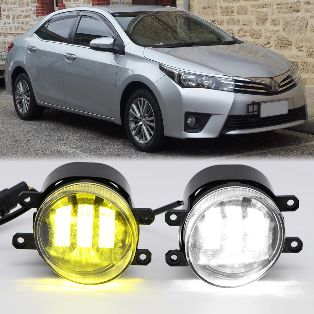 20W LED Fog Light for Toyota Corolla Camry 4Runner Sienna / Lexus GS350 RX450h / Scion tC xA Dual Color Front Bumper Lamp Bulb