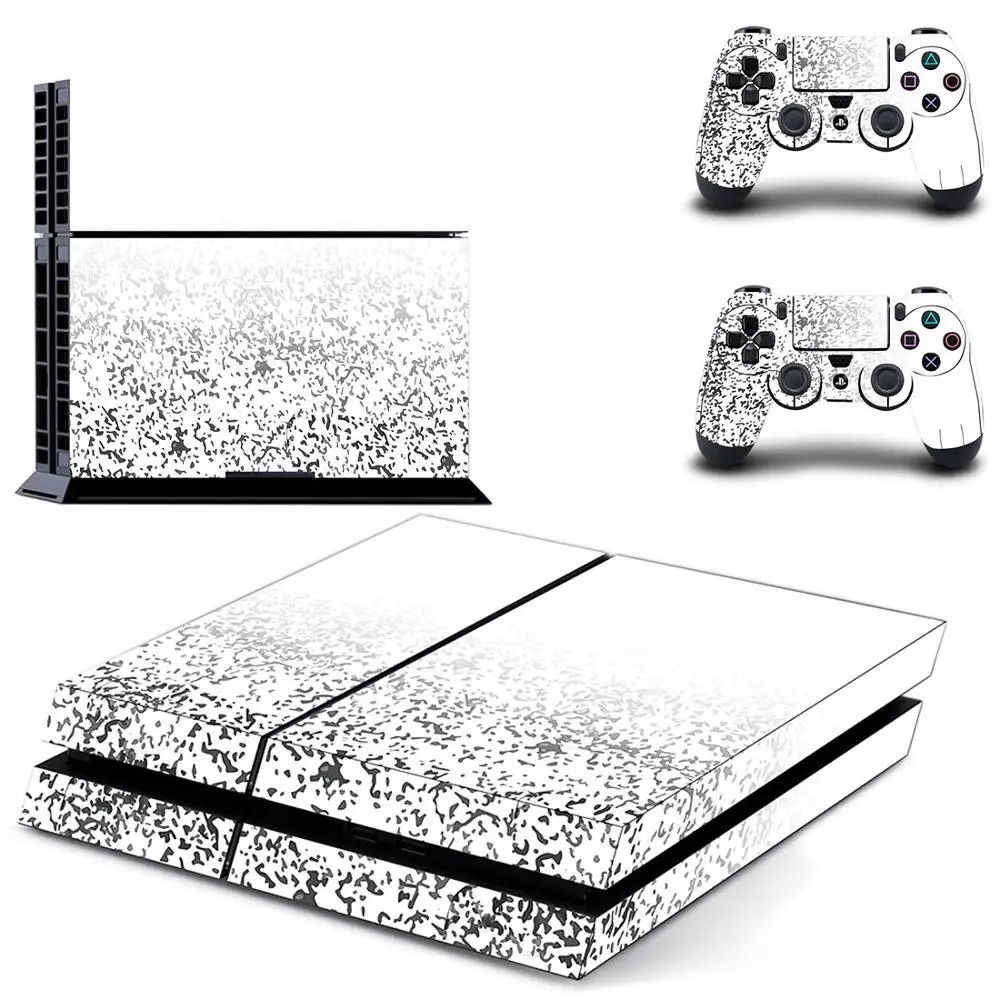 Серебряная Кнопка Стиль PS4 Стикеры s Play station 4 кожи наклейка кожного покрова для