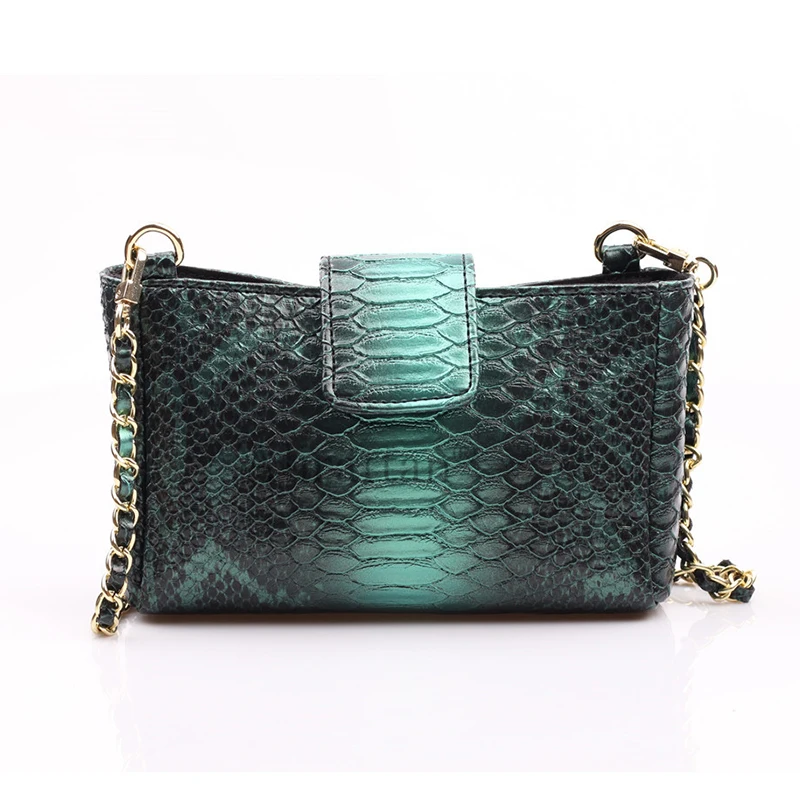 Alirattan новые сумки с цепочкой под змеиную кожу высокого качества сумка через плечо