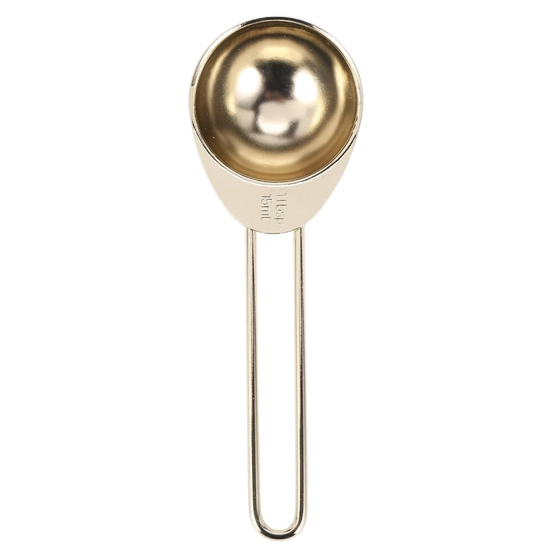 

Gold Measuring Cups Measuring Spoons Set Stainless Steel 8 PIECE Dry and Liquid Ingredients Cooking Utensils