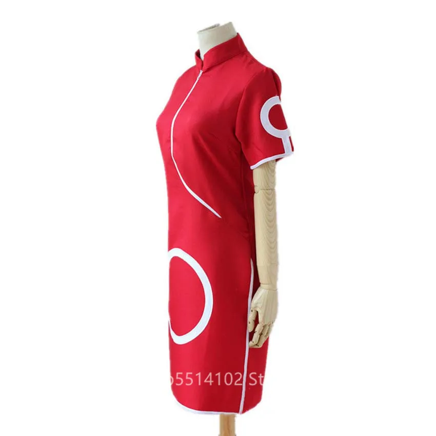 Женское розовое платье Чонсам Haruno Sakura 1-го поколения костюм для косплея аниме