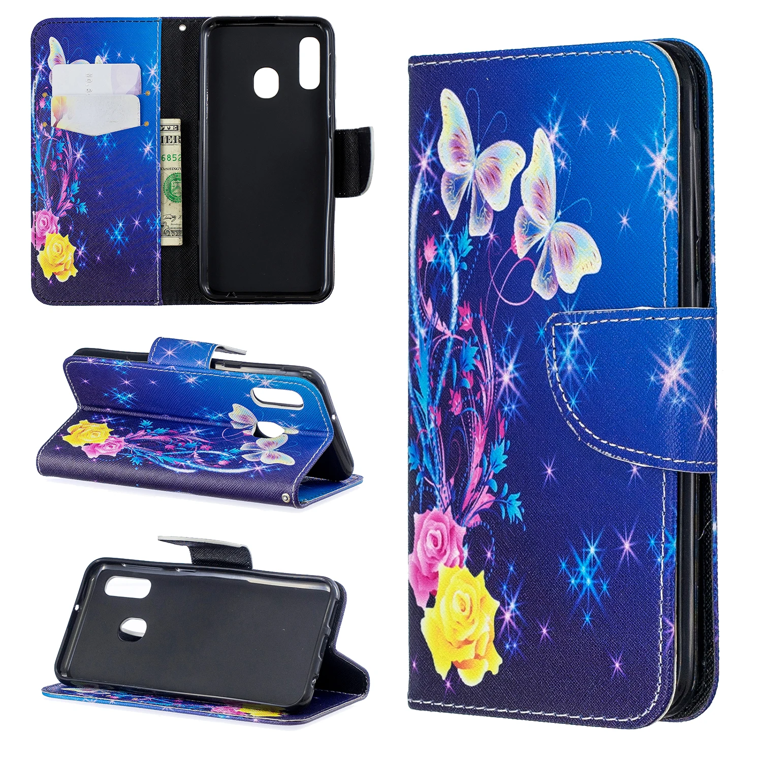 Чехол-книжка для Samsung Galaxy A20e A202 A202F A10e A102F 10e кожаный | Мобильные телефоны и