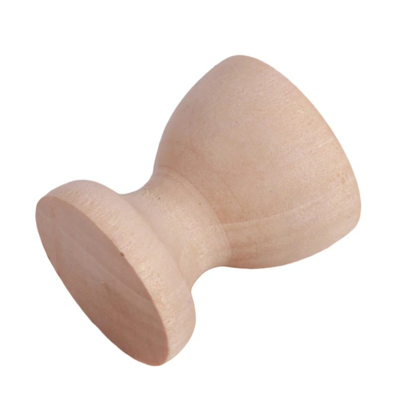 

Egg Base Primary Color Wooden Simulation Egg Base Wine Glass Shape Egg Tray High Quality Exquisite Fashion Egg Tray Durable