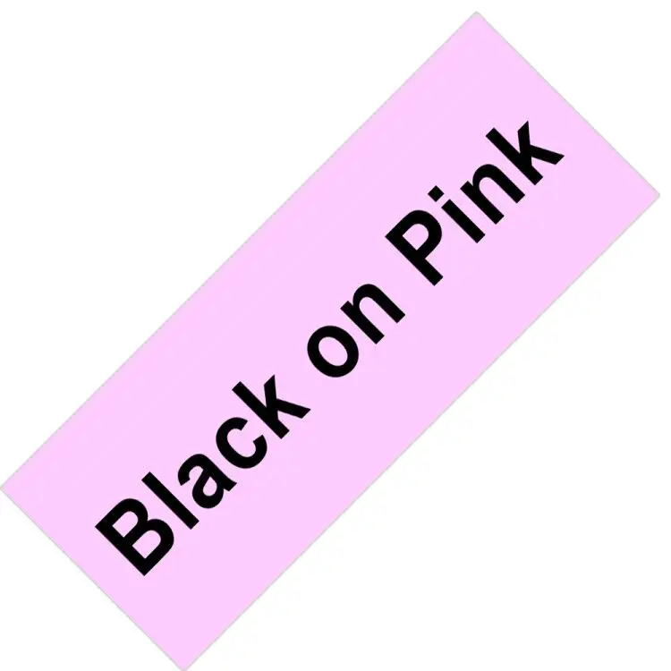 Black on Pink 5 шт. совместимые для King Jim/EPSON 20 цветов SS12KW SC12YW 6 мм 9 мм 18 мм ST12KW 12 мм ленты для этикеток для LW300 LW400 производитель этикеток - Цвет: Black on Pink