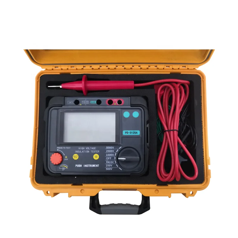

1kv 2kv 5kv electric megger digital insulation resistance tester