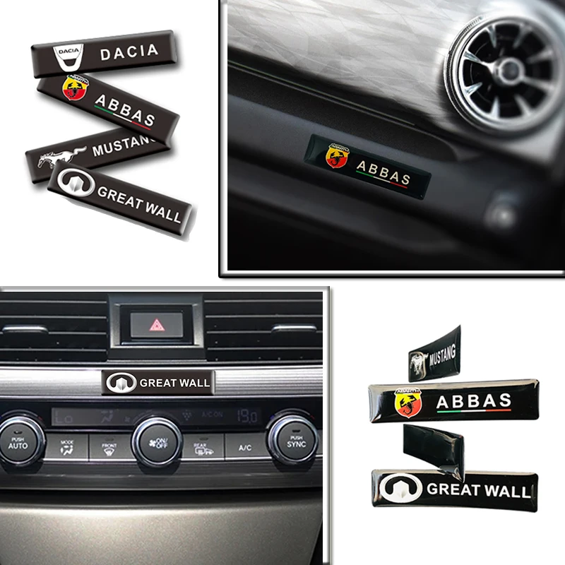 

10pcs Car Stickers Interior Rectangle Small Stickers for Tesla Model 3 2021 S X Y Invader 3 Bonina Cruze Hilux