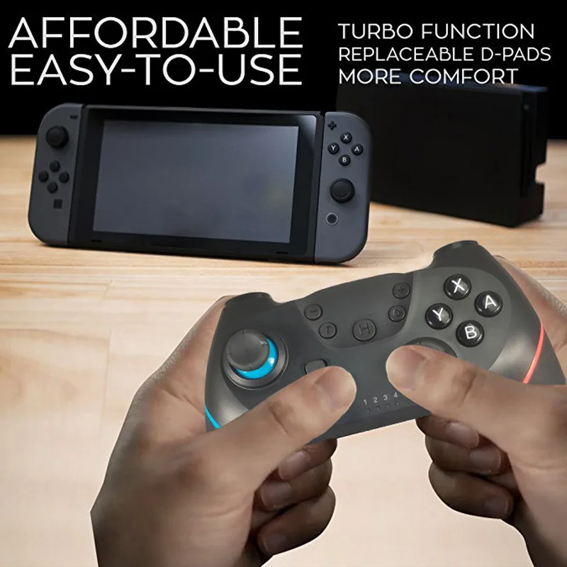 Стиль производители прямые продажи nintendo Switch Bluetooth Беспроводная игровая ручка аксессуары с валом соматосенсорные Suppo