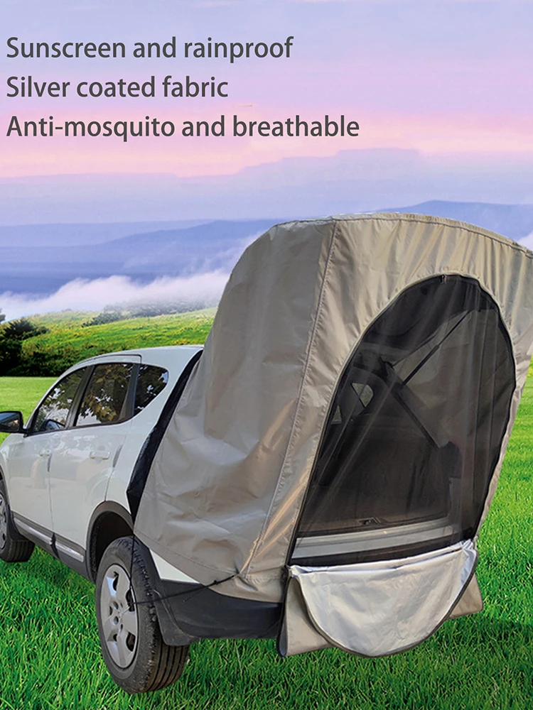 

Car Trunk Tent Sunshade Camping Tent Easy-to-Set Tent Waterproof Universal Self-driving Car Tabernacle Outdoor Universal Tent