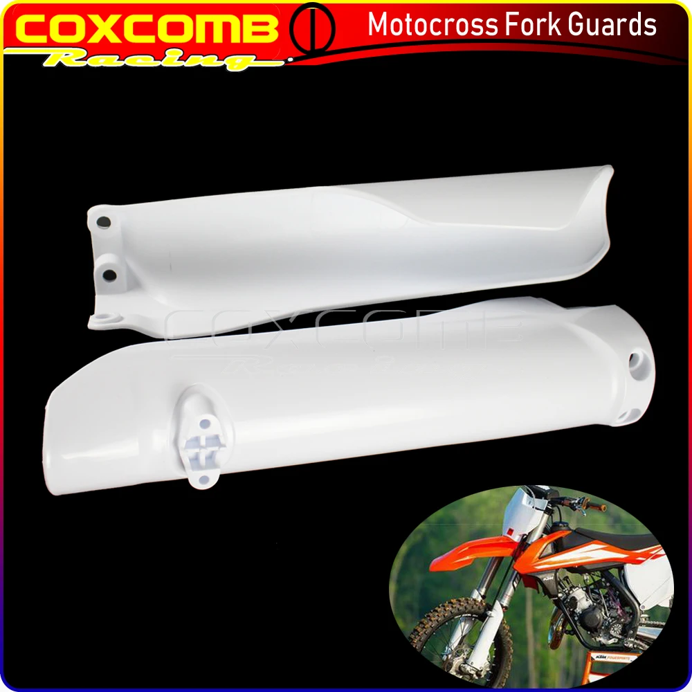 

For TC 125 250 FE 250 350 450 501 FC 250 350 450 SX XC EXC SX-F 2013-2016 Dirt Bike Front Fork Guard Protector Fork Frame