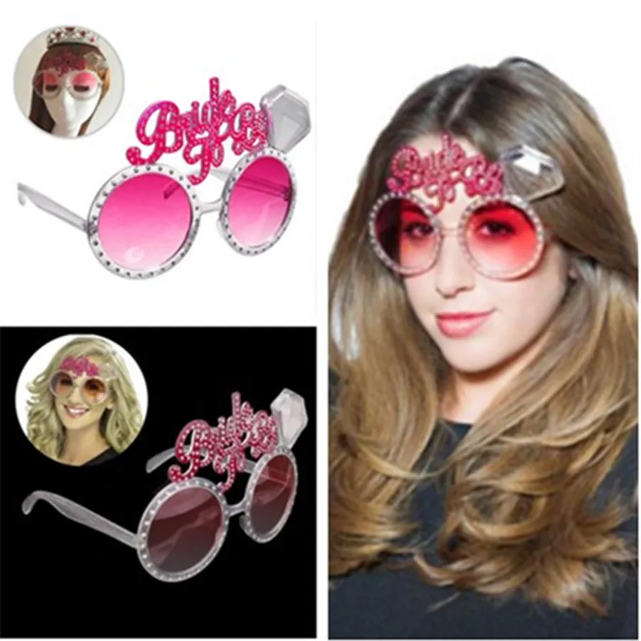 Свадебные солнцезащитные очки для девичника нарядные вечерние платья невесты