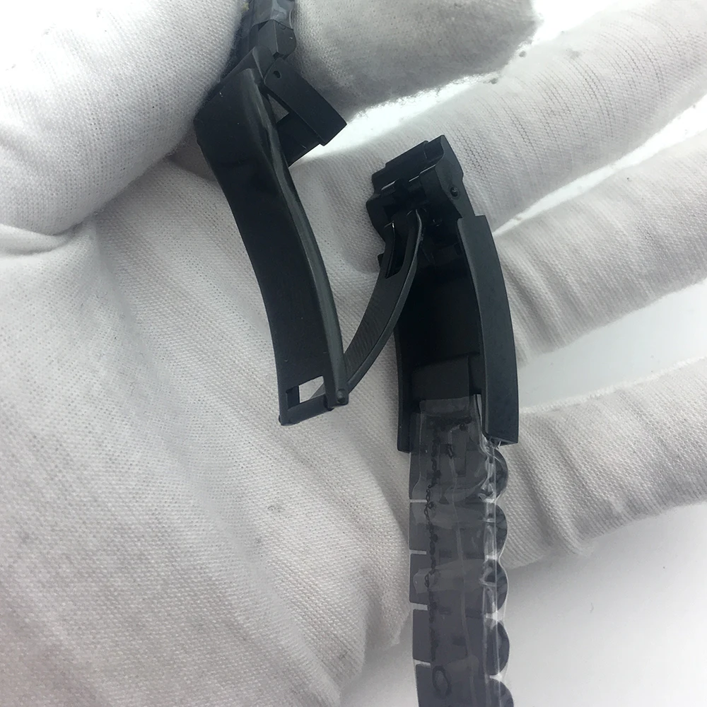 20 мм высококачественный черный ремешок из нержавеющей стали складная застежка прилегающий Чехол Ремешок Браслет от AliExpress RU&CIS NEW