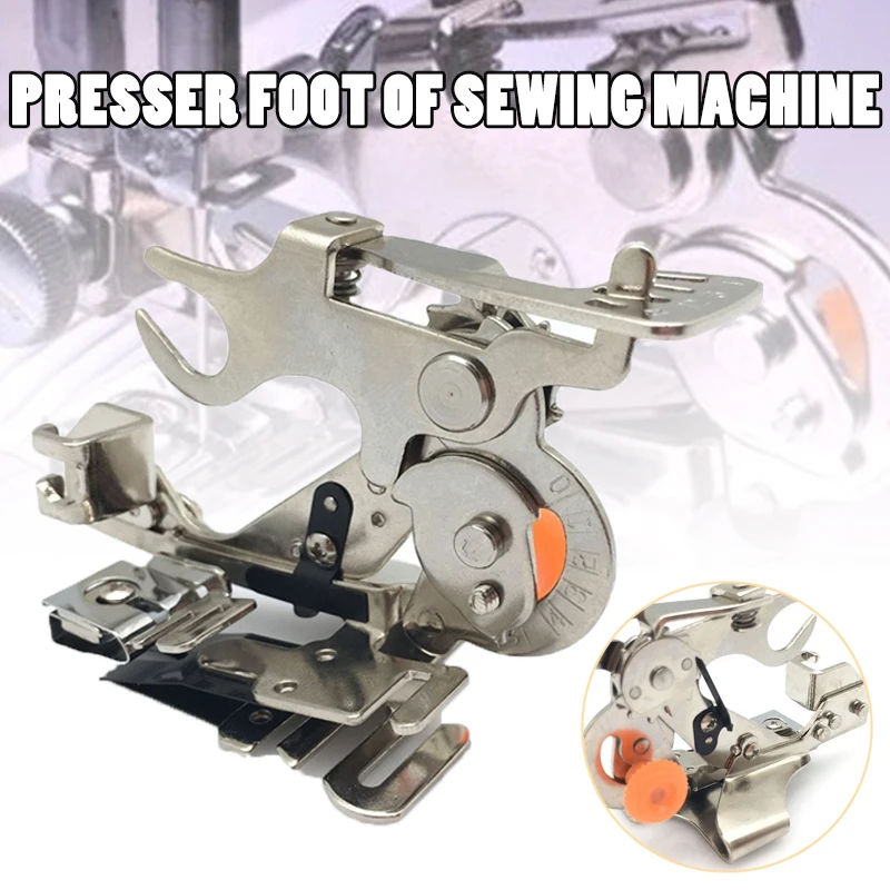 

1pc Domestic Sewing Machine Part Accessory Stainless Steel Ruffler Presser Foot #55705 For Domestic Low Shank Sewing Machine