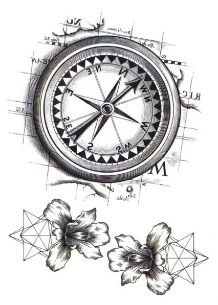 Новинка Заводская уникальная татуировка на руку 21 см животное волк Drango рыба