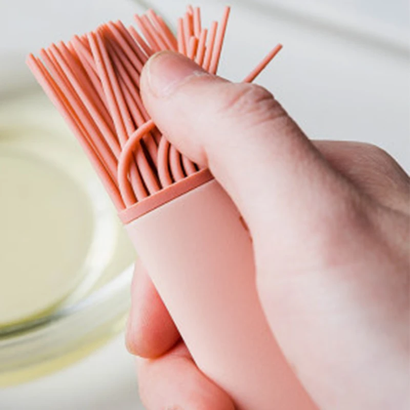 1PC BBQ Жидкая масляная кисть Силиконовая выпечка Торт Хлеб Кондитерские изделия