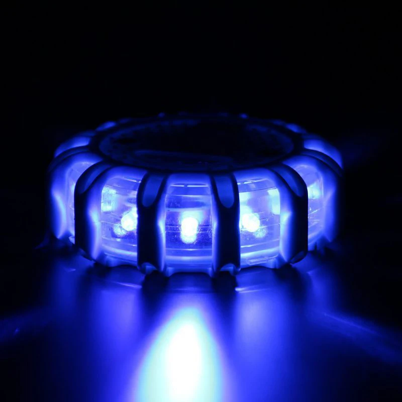 Super Bright Auto 15 Led Round Beacon Emergency Strobe Flashing Warning Lights Car Roof Police Lightbar Road Light | Автомобили и
