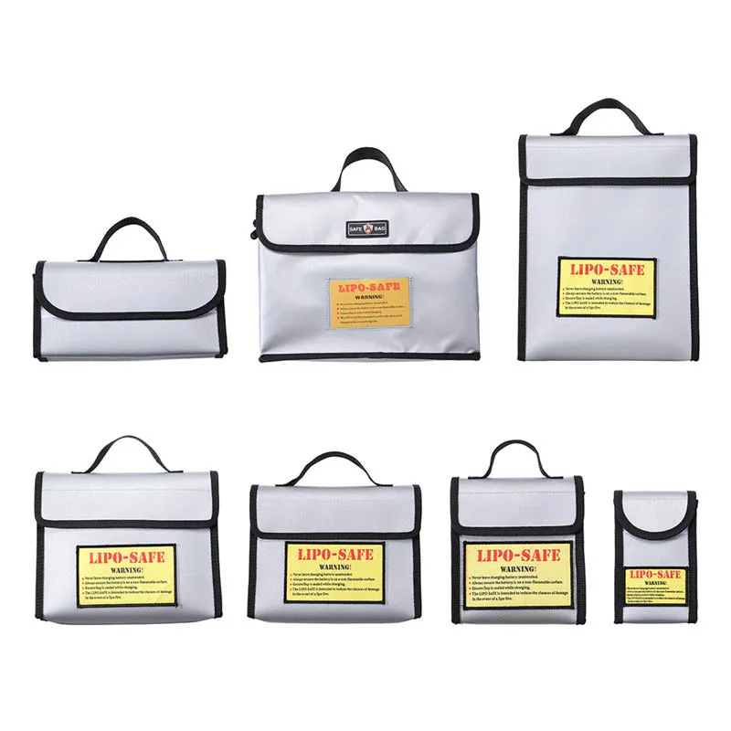 

HJ огнестойкий водонепроницаемый Lipo аккумулятор взрывозащищенный защитный чехол для Lipo батареи FPV гоночный Дрон RC Квадрокоптер Запасные Ча...