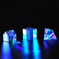 prism glass 20mm six sided bright light combine cube stained beam splitting optical experiment instrument