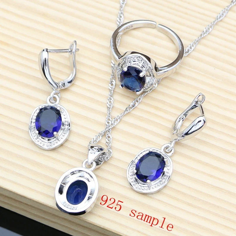 Ювелирные изделия из серебра 925 пробы с камнем 12 цветов