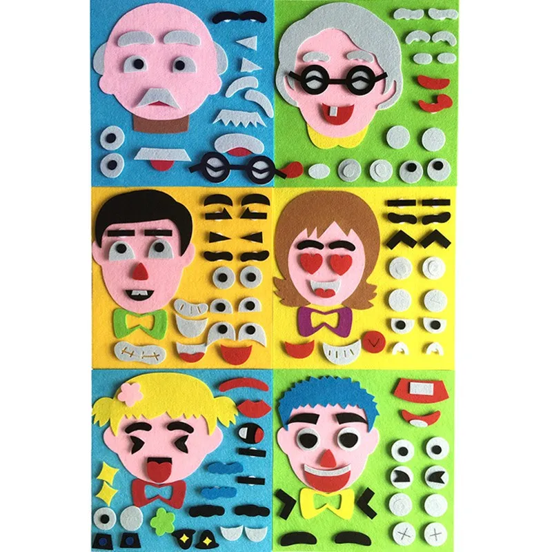 Креативная головоломка трансформер для детей мультяшное семейное