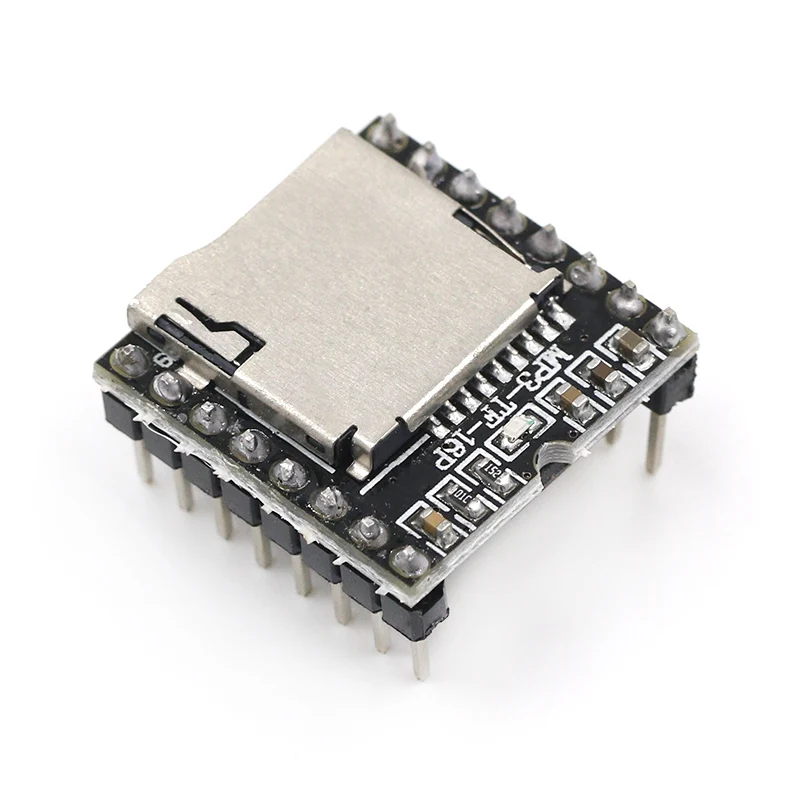 Мини модуль MP3 плеера с TF картой U диском плата аудио голосового модуля для Arduino DF
