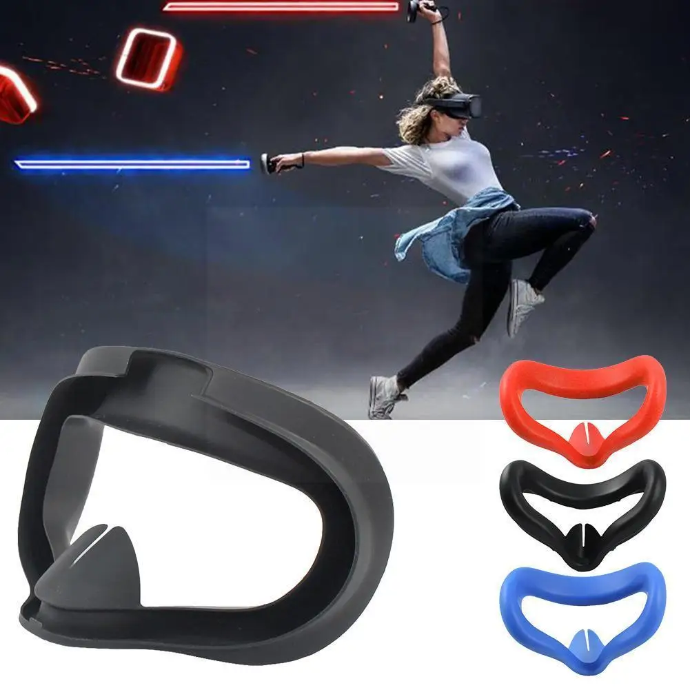 

Eye Mask Cover Pad For Oculus Quest 2 VR Head Strap Replacement Face Pad Cushion Breathable Anti-sweat Light Blocking Eye C R5B5