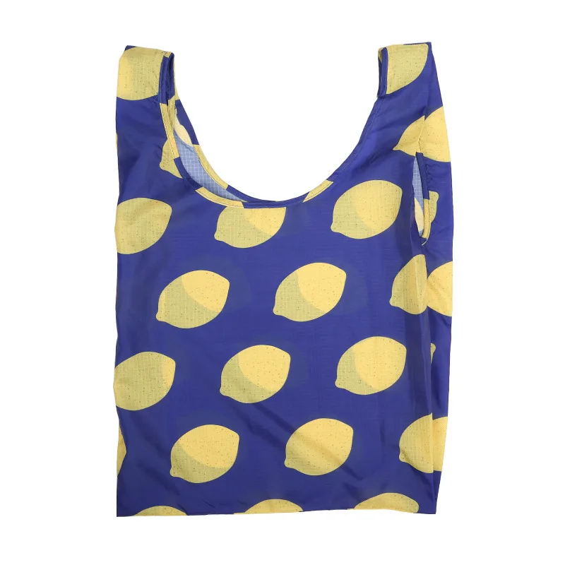 American Bohemia Style Nylon Environmental Shopping Bags Waterproof Single Shoulder Bag Strawberry Print Simple Ladies B94 | Багаж и сумки