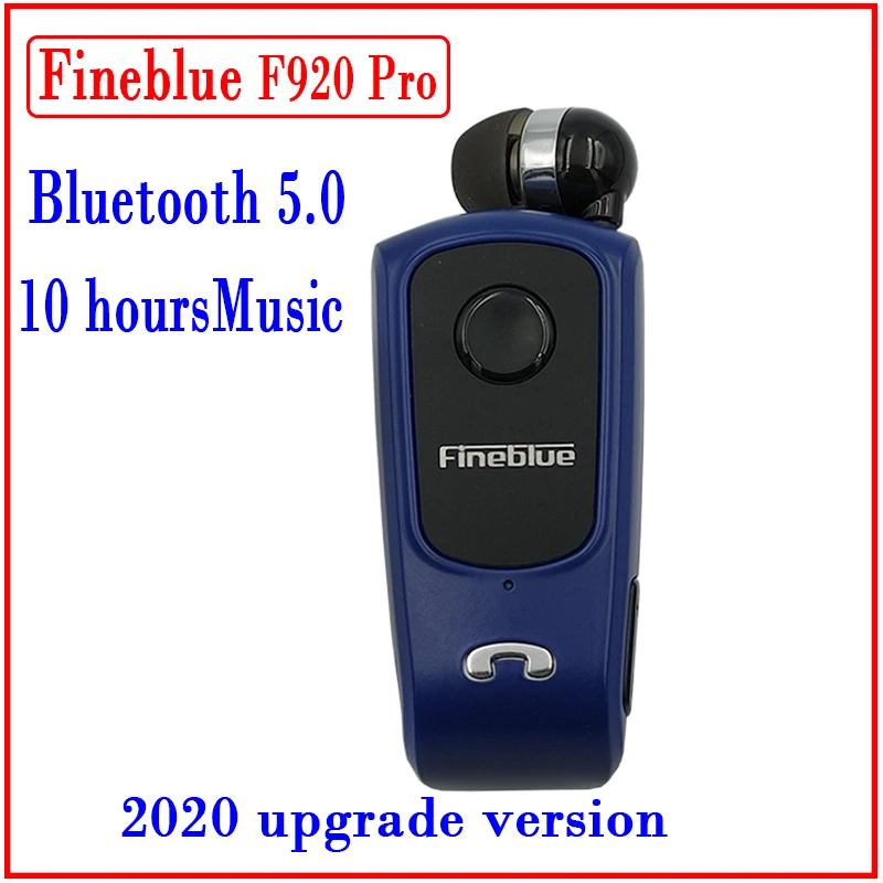 

Fineblue F920 Pro BT5.0 Mini Wireless Retractable Portable Bluetooth Headset Calls Remind Vibration Sport Running Earphone