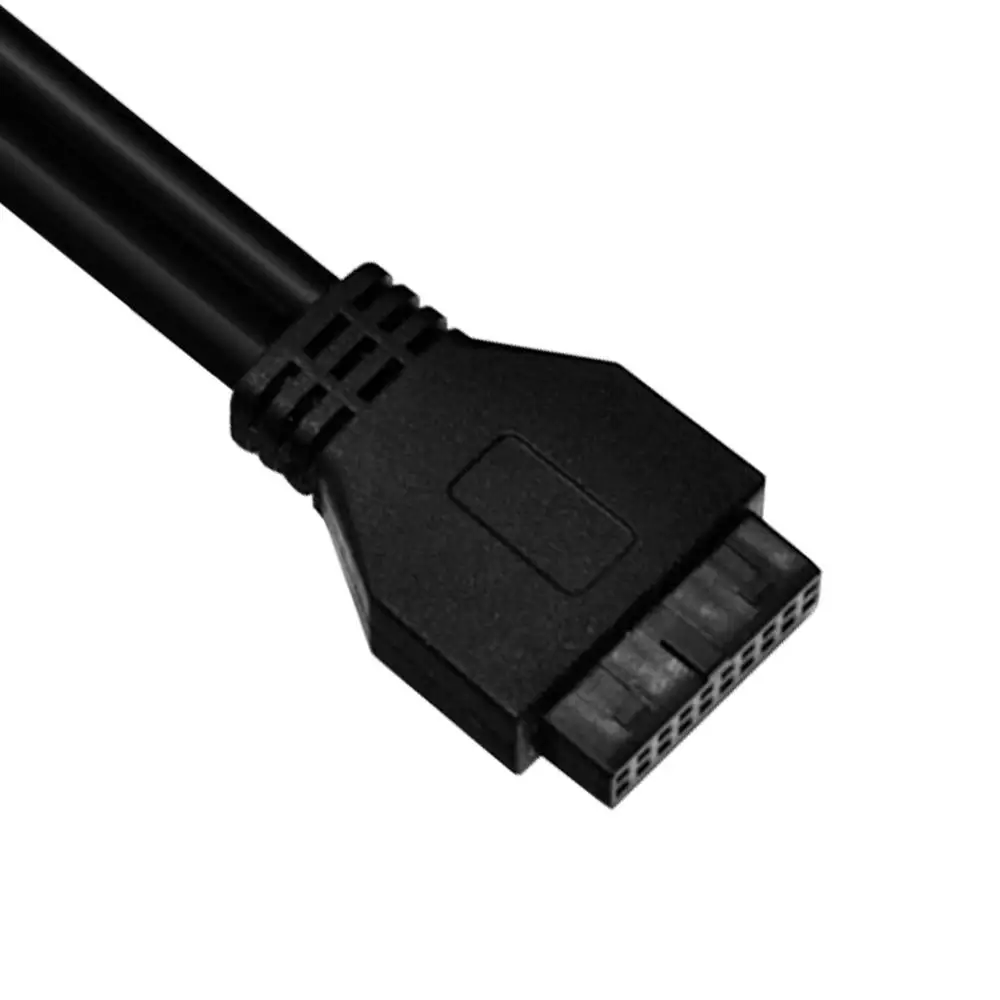 Кабель-переходник для передней панели 30/60/80 см 20 контактов на 2 порта USB 3 0 с