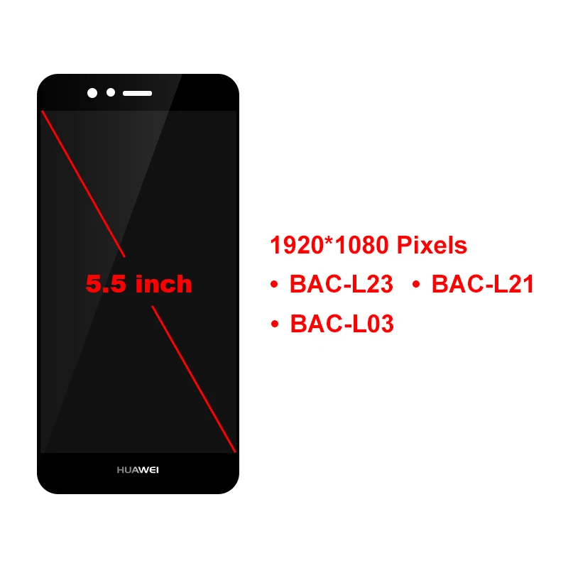 5 &quotОригинальный ЖК дисплей для Huawei Nova 2 Plus BAC L23 L21 L01 с сенсорным экраном Digitizer