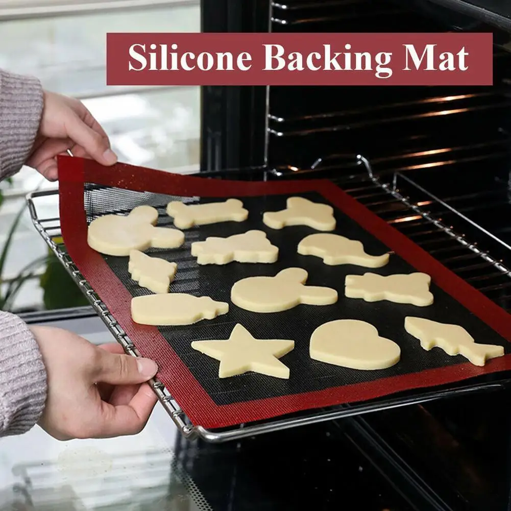 

Silicone Double Sided Printing Baking Mat Non Stick Pastry Oven Cake Baking Perforated Sheet Liner Pastry Mat Bakeware Tools
