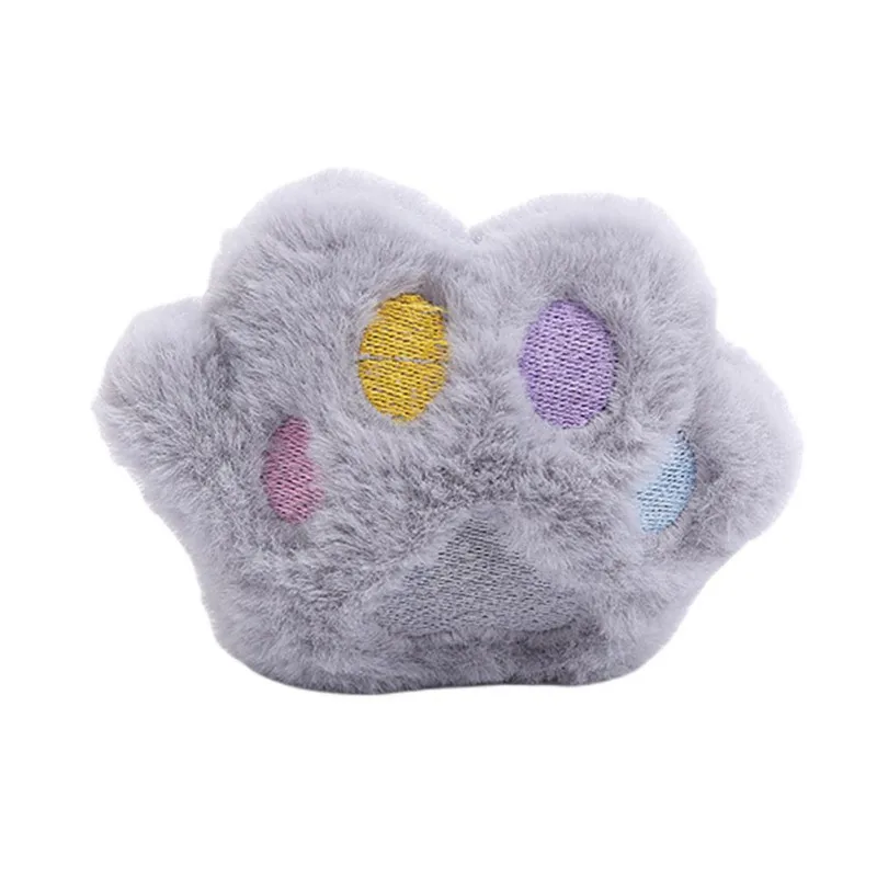 

Pet cat cute plush soft cat paw toy catnip fun interactive cat molar toy