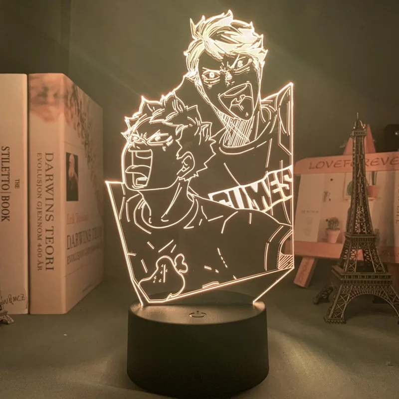 Ночсветильник В Стиле Аниме Haikyuu для спальни Декор ночсветильник детей подарок