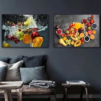 modern home kitchen decoration painting colorful fruits canvas posters and prints walll picture living room decoration cuadros