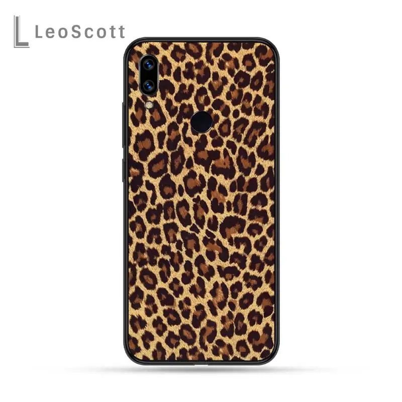 

Sexy leopard Phone Case For Xiaomi Redmi Note 4 4x 5 6 7 8 pro S2 PLUS 6A PRO