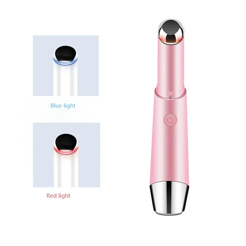 Новый мини портативный Вибрационный массажер для глаз лица палочка термотерапия